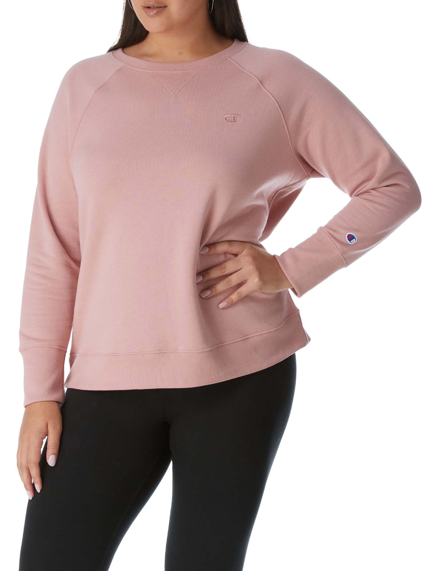 Champion Women's Plus Size Powerblend Graphic Crewneck Sweatshirt