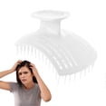 thumbnail image 1 of Scalp Massager Shower Hair Brush with Gentle Silicone Bristles for Wet and Dry Use and Deep Cleansing, 1 of 4