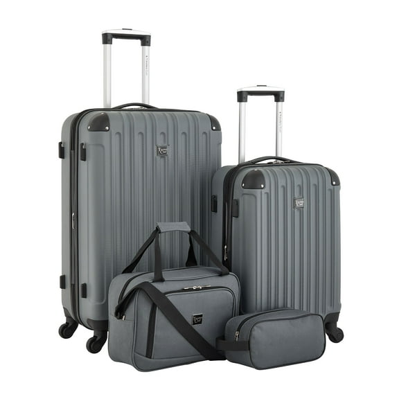 Travelers Club 4-piece Hard Side Spinner Luggage Set - Sage Green