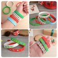 thumbnail image 4 of Juego de 7 Pulseras de silicona navideñas YUANXCMXG Pulseras de goma elásticas para fiestas navideñas, 4 of 5