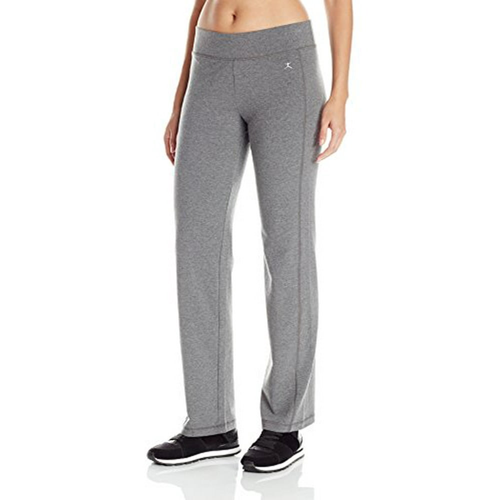 Danskin - Danskin Women's Plus SizeDanskin Sleek Fit Yoga Pant, Charcoal, 1X - Walmart.com