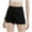 Black, variant on Chbgutlmr Athletic Shorts for Women Summer Elastic Waisted Ruched Lined Loose Gym Running Workout Shorts