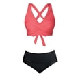 thumbnail image 6 of HAIJIE Women's Summer Swimsuit 2026 Large Size Push Up Swimsuit with Cups Swimsuits Bikini Swimsuits Cover Ups Summer Dress for Women Beach Towel Wrap Skirt (Red,XL), 6 of 7