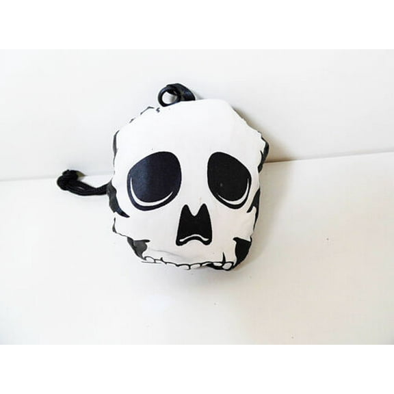 Tote Bags Stowaway Skull Packable Halloween Trick or Treat Bag