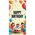thumbnail image 2 of Kids Birthday Backdrop Happy Celebration Banner Cake Children Party Decoration Photo Shoot Backdrop Colorful Balloons Festive Events Party Background, 2 of 4