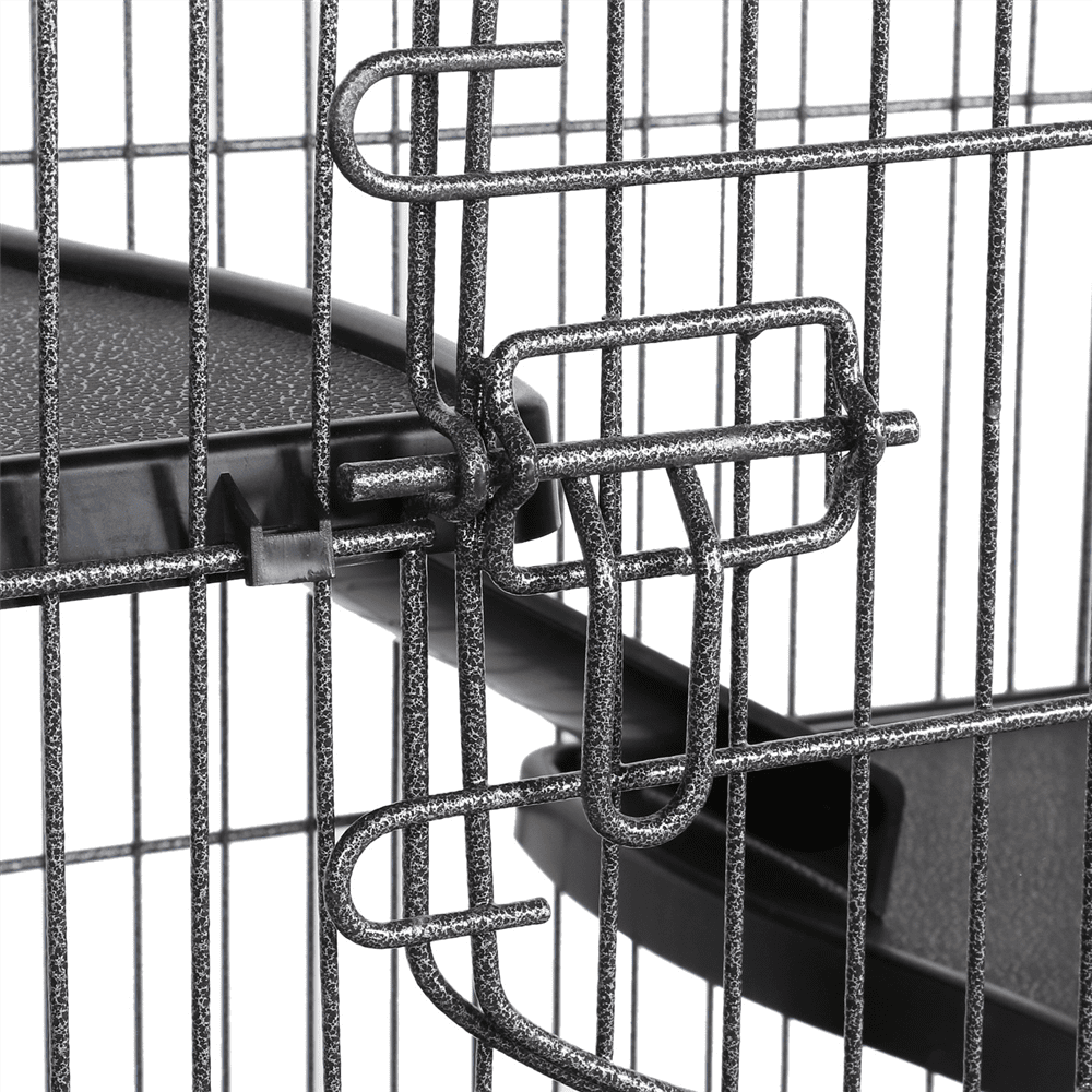Renwick 6 Levels Rolling Pet Cage for Small Animals Black