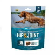 VETIQ Maximum Strength Hip & Joint Soft Dog Chews, Chicken Flavored, 180 Count