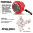thumbnail image 4 of Hawkins CTR30  Ceramic Coated Contura Pressure Cooker, 3 L, Red, 4 of 7