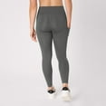 thumbnail image 2 of Hanes Cool DRI Women’s Legging, 3-Pack, Moisture-Wicking Performance Black/Charcoal/Navy XS, 2 of 6