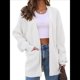 thumbnail image 2 of Cárdigan Extragrande de Punto Suave para Mujer con Bolsillos S, 2 of 8