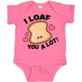 thumbnail image 3 of Inktastic I Loaf You a Lot with Cute Bread Clip Art Boys or Girls Baby Bodysuit, 3 of 5