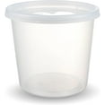 Deli Containers with Lids 24oz. Leakproof 30 Sets BPAFree Plastic Food