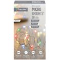 thumbnail image 2 of Raraion - 50 LED Multi Action Multicoloured Micro Bright Christmas Lights, 2 of 2