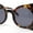 Tortoise - Black, variant on Womens Exaggerated Bat Wing Shape Round Circle Lens Sunglasses All Black