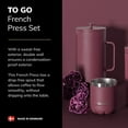 thumbnail image 2 of Cafetera francesa Scanpan TO GO 1.0L con 2 tazas, 2 of 6