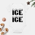thumbnail image 4 of Crazy Bros Tees Ice Ice Baby Bodysuit - Funny Infant Outfit Boy Girl Clothing Adorable Romper Unisex Clothi White-style-1 9months, 4 of 7