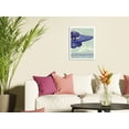 thumbnail image 3 of Aerotransport - Swedish Air Lines - Vintage Airline Travel Poster by Anders Beckman c.1935 - Fine Art Matte Paper Print (Unframed) 24x32in, 3 of 4