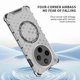 thumbnail image 5 of For Oppo Find X8 5G Case Compatible with MagSafe Honeycomb Design TPU PC Phone Cover - Grey, 5 of 5