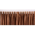 thumbnail image 2 of Brown Tab Top  Velvet Curtain / Drape / Panel   - 60W x 108L - Piece, 2 of 2