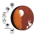 thumbnail image 5 of 15'' Red Night Forest Tire Cover, Universal Spare Wheel Covers, Dust-Proof, Water-Proof, Sun-Proof and Corrosion-Proof, 5 of 9