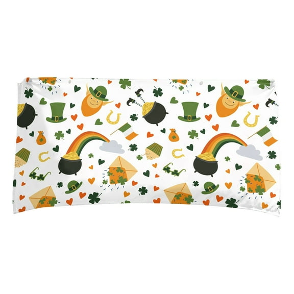 Ashosteey Green Shamrock Beach Towels, St Patrick Day Ultra Soft Face Bath Towels, St Patrick's Day Microfiber Soft Towels for Bath Hair Hand Towel for Women/Men/Girls/Boys,for Home Decor Bathroom
