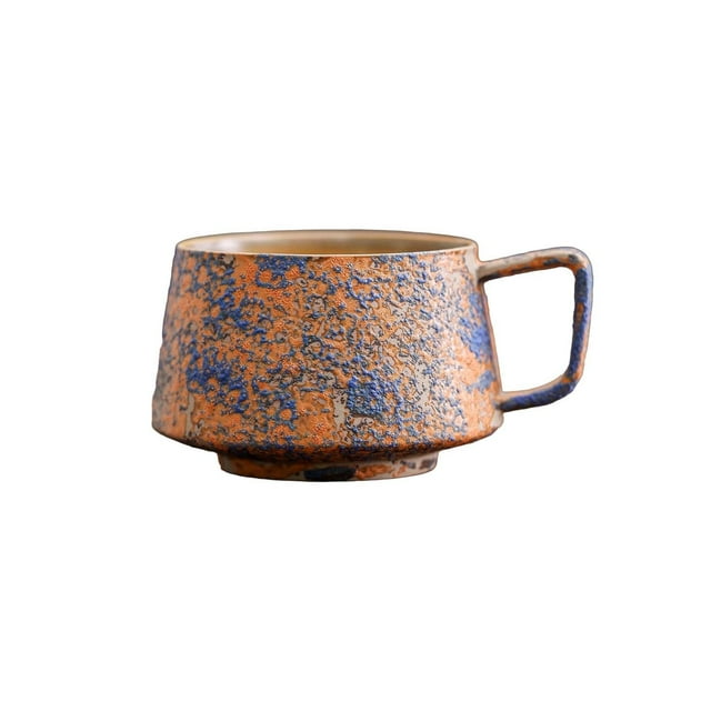 TIELUTT Tasse en Céramique Fantaisiste pour Chocolat Chaud Vaisselle Unique Verre Réutilisable Ensemble de Tasses avec Poignée Verre avec Poignées Ensemble de Gobelets Extra Grand Verre avec Mesures 5 Onces
