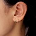 thumbnail image 7 of YEUOYEA 3 Pairs Small Gold Hoop Earrings Set for Women, 14K Gold Plated Hypoallergenic Dainty Cute Huggie Hoops, Jewelry Gift, 7 of 7