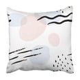 thumbnail image 1 of RYLABLUE Colorful Abstract Painting With Ink In Memphis Style Paint Brushes Pastel Color Palette Pillowcase 20x20 inch, 1 of 1