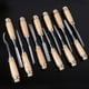 thumbnail image 4 of Juego de herramientas para tallar madera, 12 Uds., cinceles para trabajar la madera de tamaño completo, kits de gubias para cuchillos de madera, cinceles para esculpir de acero al carbono co, 4 of 4