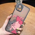 thumbnail image 3 of Matte Case for VIVO Y93 Y91C Y91 Y85 Y77 Y76 Y75 Y73 Y72 Y71 Y53 Y52S Y50 Y35 Y22 4G 5G Case Funda Shell Cute Pink Piglet Anime, 3 of 5