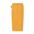 thumbnail image 4 of Vedolay Women's Skirts Women's Floral Pleated Skirt Elastic Waist A-line Printed Midi Skirts with Pockets,Yellow S, 4 of 5