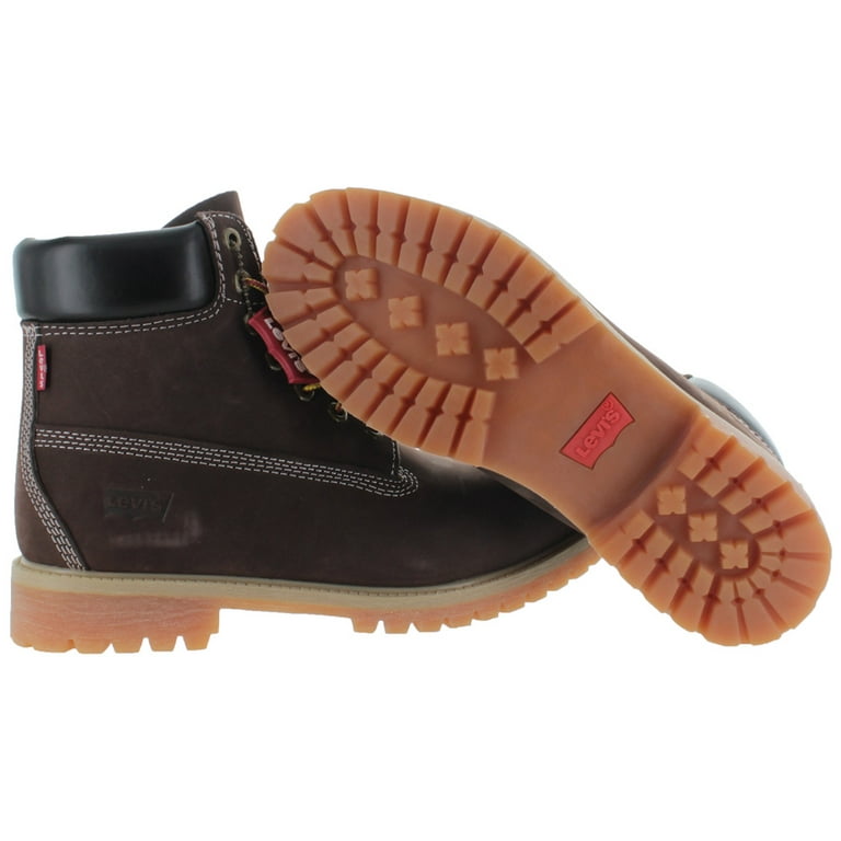 Levis Jeans Harrison Men s 6 Nubuck Leather Boots Walmart