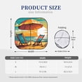 thumbnail image 3 of Haiem Vintage Beach Sunset Car Windshield Sun Shade (2 Pieces) Foldable Windshield Sun Shade Car Accessories for Truck SUV Pickup-Medium, 3 of 7