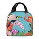thumbnail image 1 of Disketp Tropical Jungle Flamingo Bolsa Térmica para Almuerzo para Hombre y Mujer, Ideal para Trabajo, Senderismo y Picnic, 1 of 8