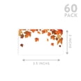 thumbnail image 5 of Koyal Wholesale Autumn Fall Maple Leaves Place Cards for Wedding Party Tables, Seating Place Cards for Holders, 60 Pack, 5 of 5