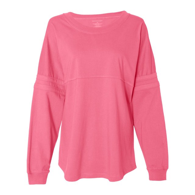 Boxercraft T-Shirt Jersey à Manches Longues avec Pompons, TP, Corail