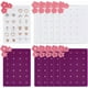 thumbnail image 1 of Organizador portátil de pendientes acrílicos (12 unidades) con 24 agujeros. Soporte para pendientes de botón. Exhibidor de joyería con forma de flor., 1 of 9