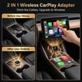 thumbnail image 2 of Mini Wireless CarPlay & Android Auto Converter, Dual USB-A/Type-C Plug & Play, Zero Delay Fast Pairing, Universal Compatibility for iPhone Android & Majority Car Models, 2 of 7