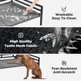thumbnail image 4 of ZXNYH Metal Elevated Dog Bed, Cooling Raised Pet Cot with Chew Proof and Washable Textilene Mesh, No-Slip Feet and Stable Rustless Frame for Indoor & Outdoor, Medium, Brown, 4 of 8