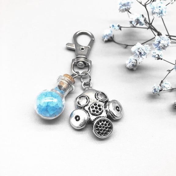 Breaking Bad Blue Salt Shaker Keychain