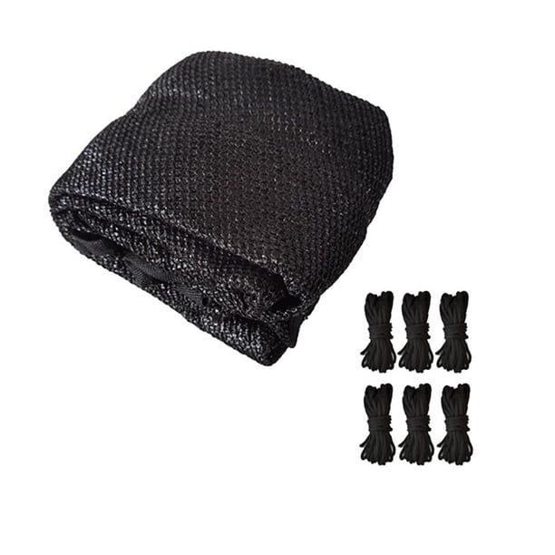 Solo cubierta de sombra para trampolín, fácil de instalar, accesorios para trampolín de jardín 12 pies para 6 postes