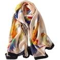 thumbnail image 6 of Classic Color Fashion Shawl Elegant Atmosphere Warm Lightweight Scarf, 6 of 6