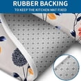 thumbnail image 4 of Pioneer Flower Floral Print Pattern Bathroom Rugs Sets 3 Piece,Toilet Cover Set,Absorbent Non Slip Bathroom Mats Sets with U-Shaped Contour Rug Toilet Rug Set, 4 of 5