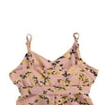 thumbnail image 3 of Toddler Girls Overalls Floral Sling Romper Sleeveless Jumpsuit Suspender Pants, 3 of 6