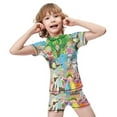 thumbnail image 4 of Rick And Morty Boys 2-Piece Swimsuit Set, Short Sleeve Rash Guard & Swim Trunks, 4 of 7