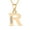 R, variant on 26 English Letter Zircon Clavicle Necklace - European Style Name Pendant for Women, Custom Gift