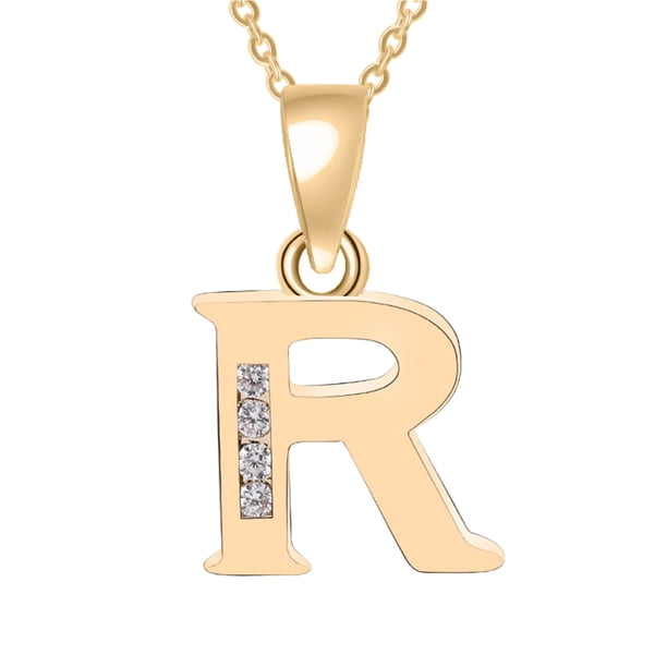 Ganfancp Moda Mujeres Regalo 26 Inglés Cadena Nombre Colgante Collares Joyería Ofertas de La Semana 1 X Collar