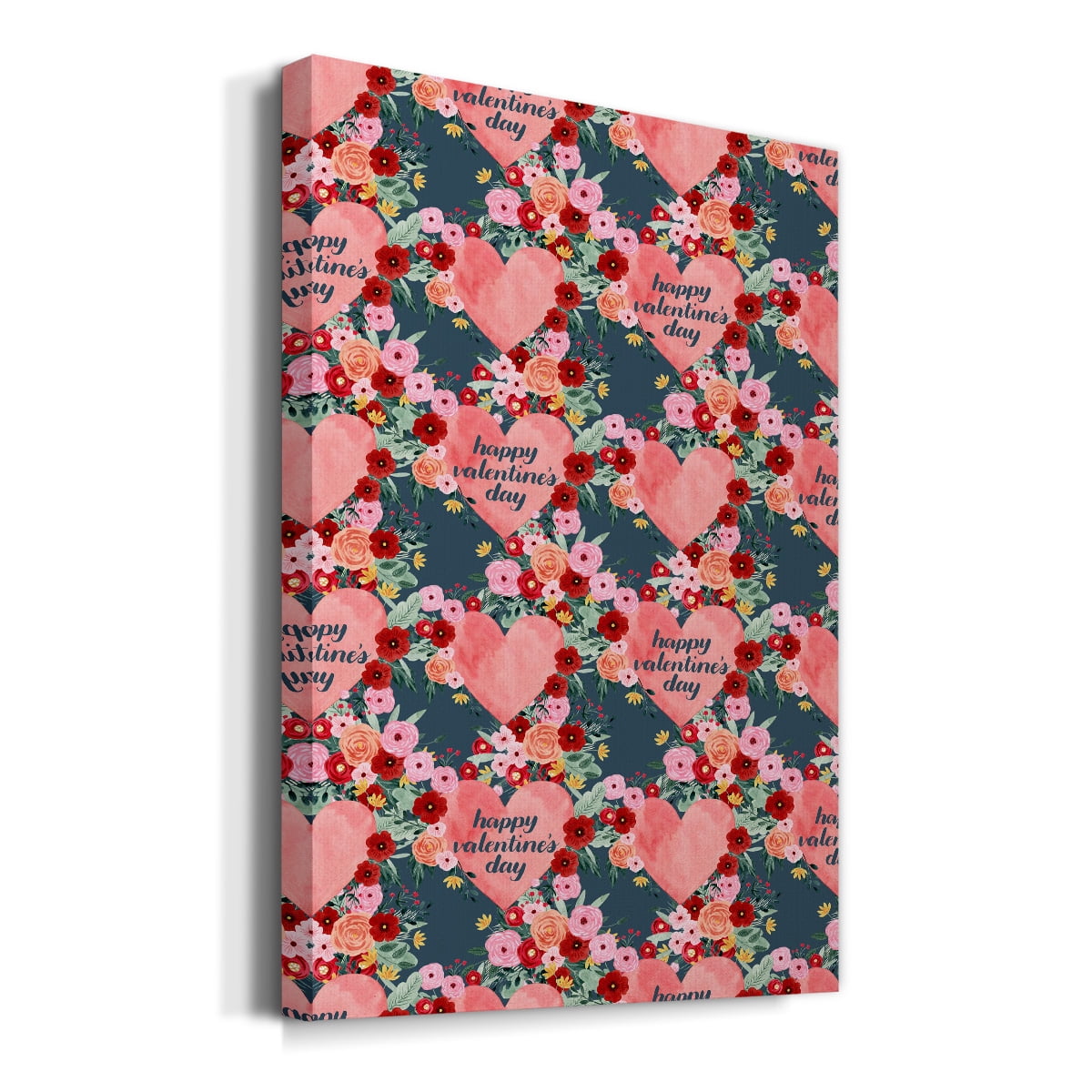 Sweet Hearts Collection E Premium Gallery Wrapped Canvas - Ready to Hang