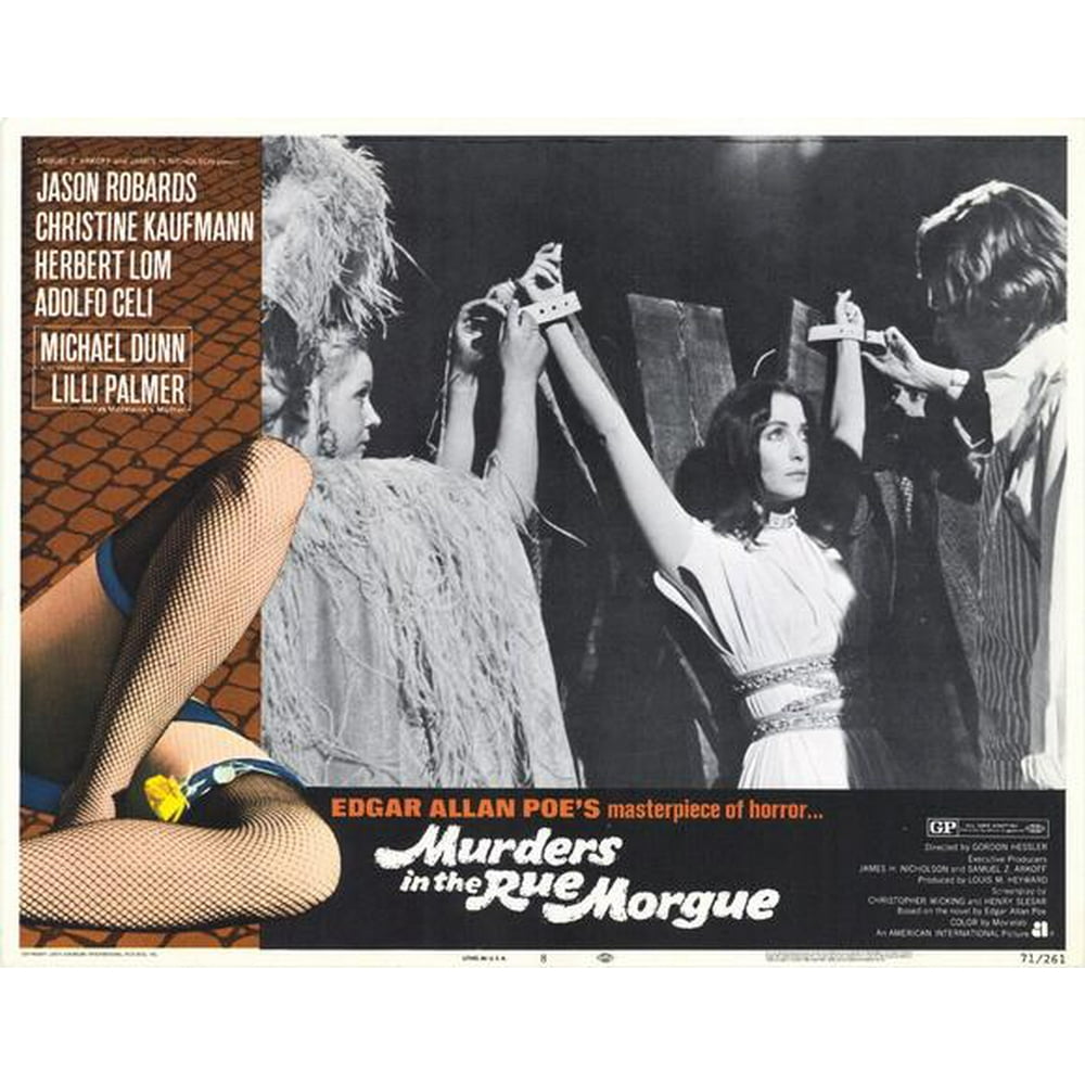 Murders in the Rue movie POSTER (Style H) (11 Murders in the Rue movie POSTER (Style H) (11