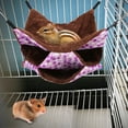 thumbnail image 3 of Pet Hammock, Colorful Fine Workmanship Hamster Hammock, -Looking Sugar Gilder For Hamster Purple, 3 of 8